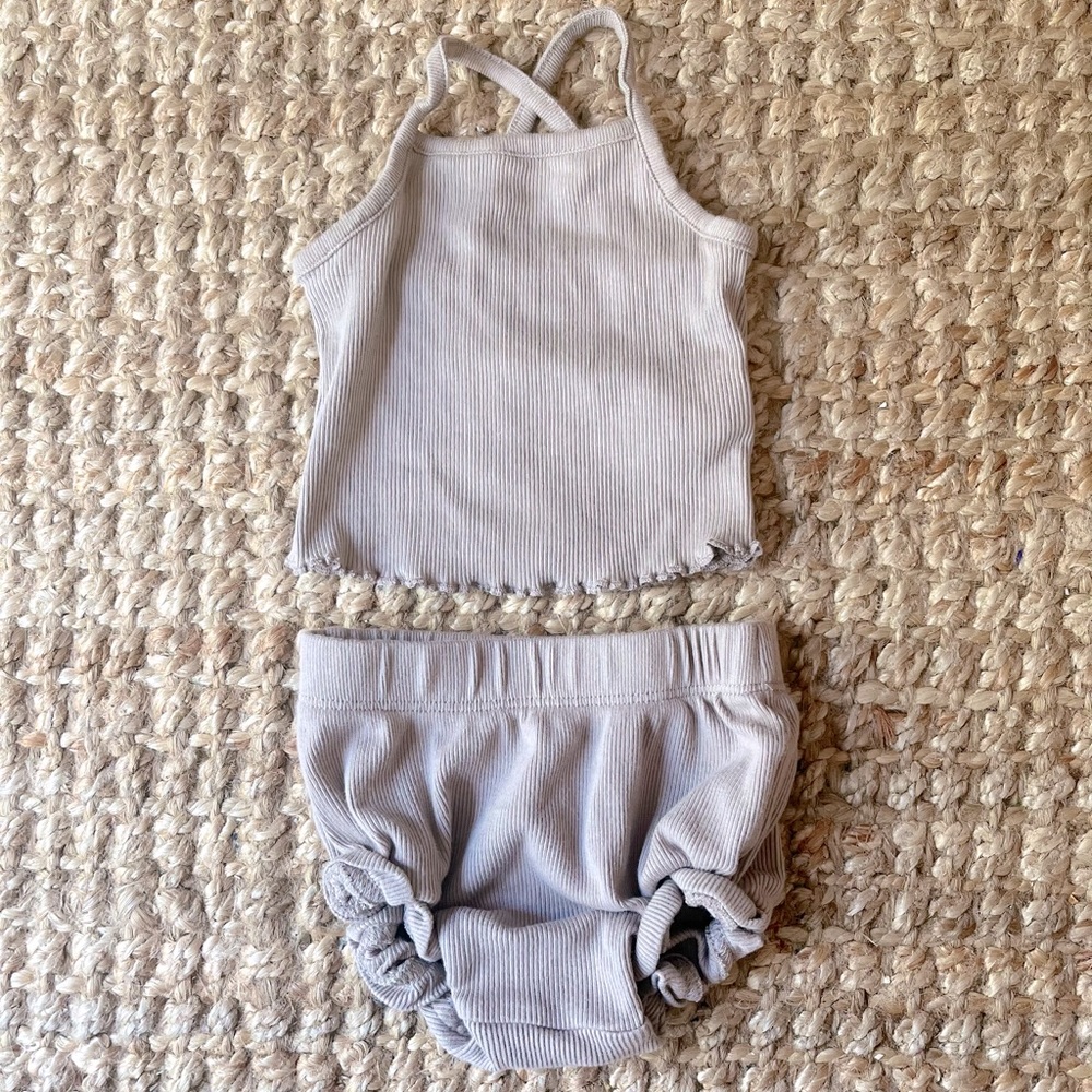 🤎baby gap ribbed two piece set